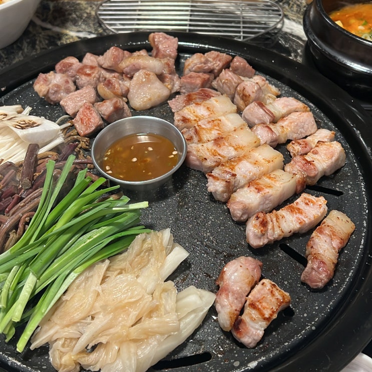 [대구상인동맛집] 맛있게 구워서 나오는 삼겹살 맛집 상인동 "돈행" 방문후기!!