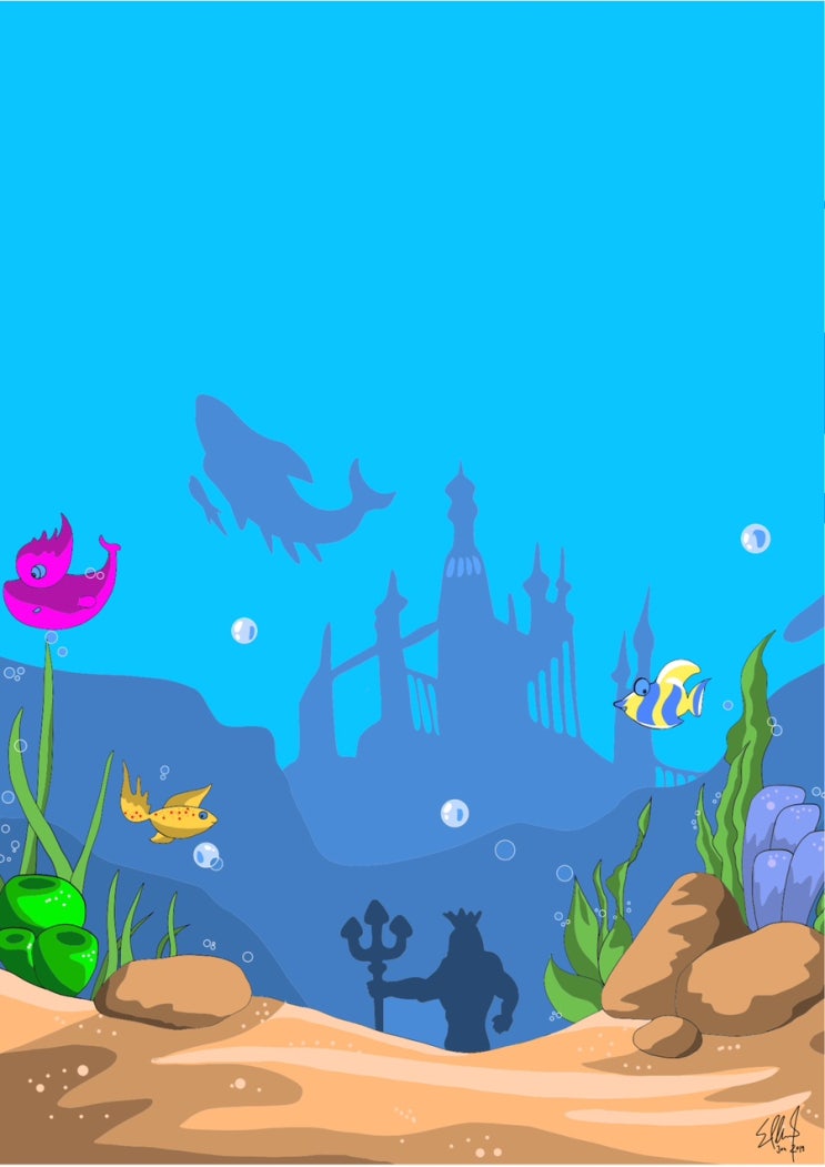 이리스 물고기 이야기 Mujige Fish Story 삽화 이리스 물고기 이야기 Mujige Fish Story 삽화