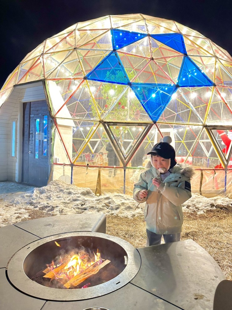 포천 카페세그루 : 서울근교 모래놀이장,불멍까지 아이랑가기좋은 이글루카페