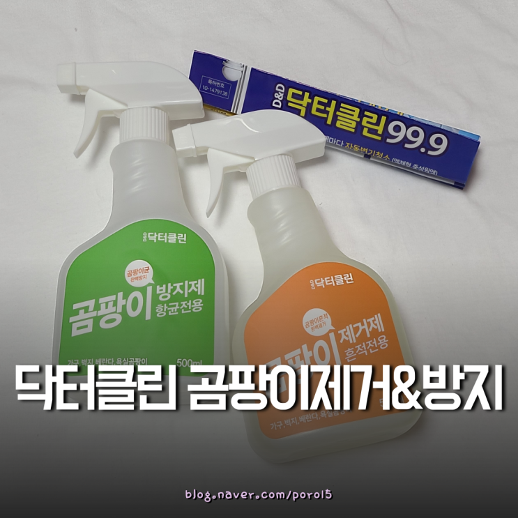 곰팡이 박멸!! <DND닥터클린 곰팡이제거제 & 곰팡이방지제>