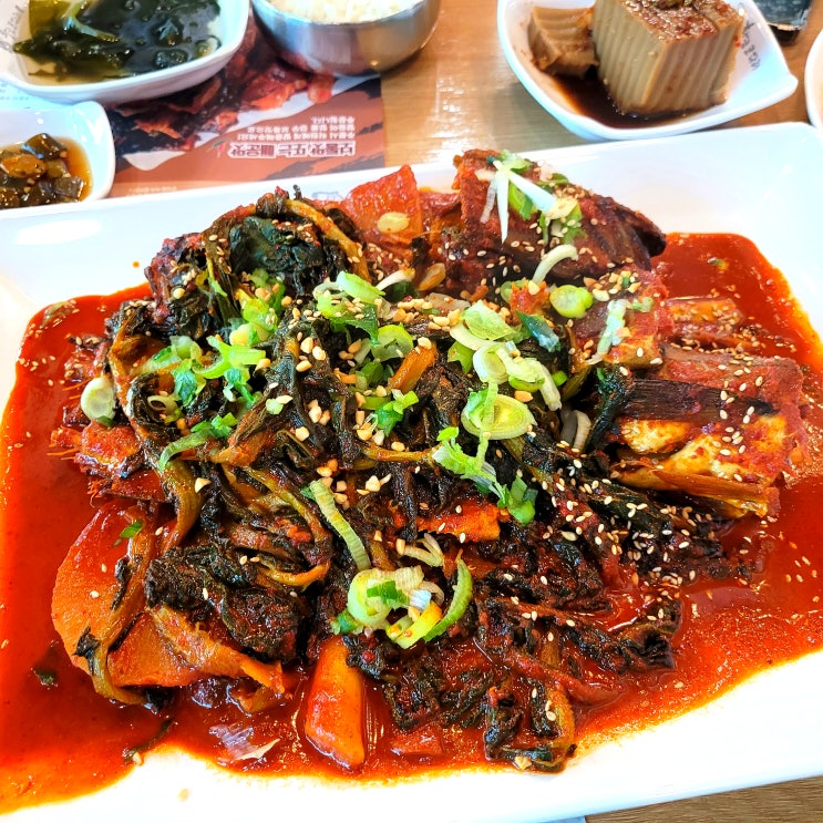 전라도 전주 맛집 아중리 점심 특선이 알찬 코다리 정식 황금 코다리