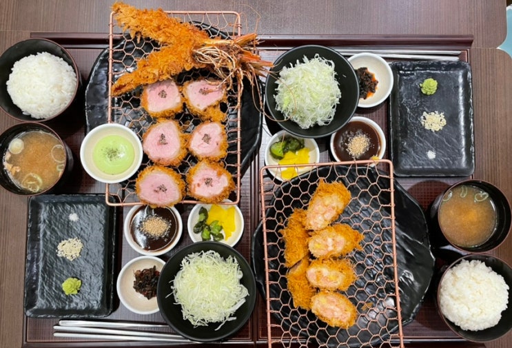  [정돈] 육즙 빵빵한 겉바속촉 프리미엄 불당동 돈까스 - 천안 갤러리아 맛집,