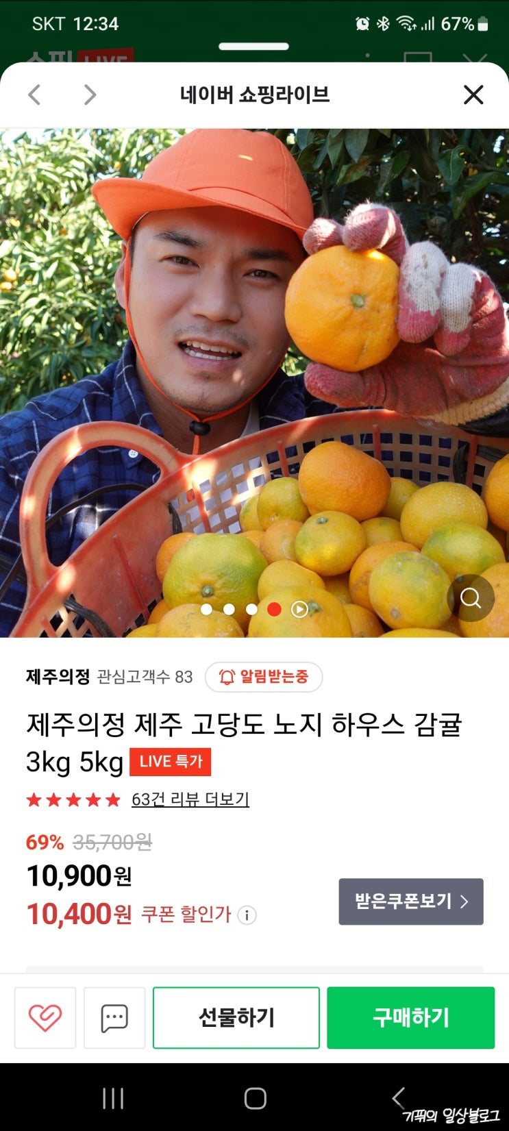 제주의정 가수 이정이 판매하는 제주귤 라이브로 사 먹은 리뷰 제주의정 가수 이정이 판매하는 제주귤 라이브로 사 먹은 리뷰