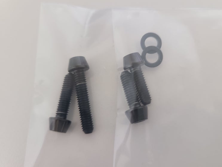  [무게실측] Wanyifa Titanium Ti Bolts #티타늄볼트 #M4