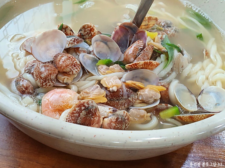  고양시 명지병원 근처 맛집, 일산칼국수 화정점 바지락칼국수 추천(김치 매움 주의)