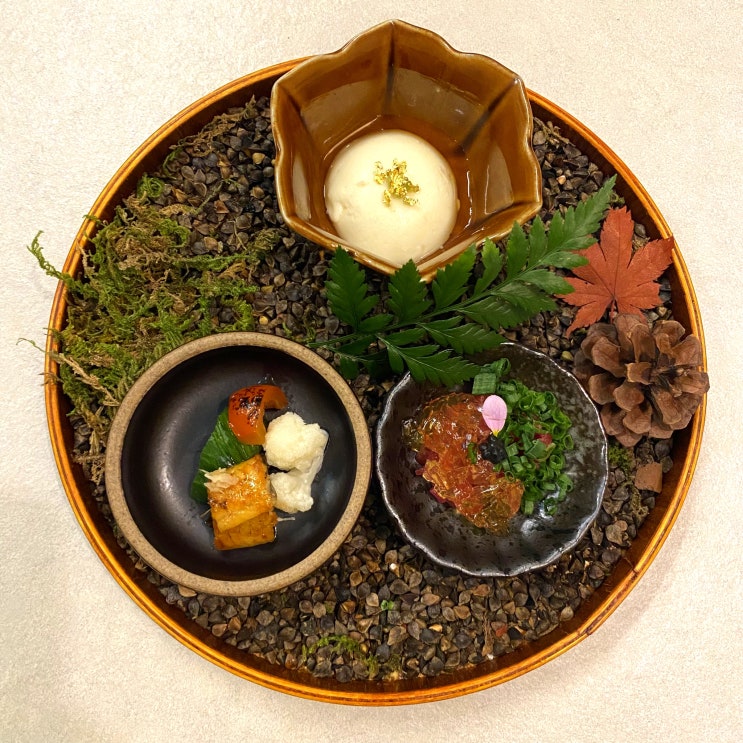 선릉역 일식 다이닝) 도쿄등심 선릉점: 런치 A코스 후기, 고급 진 분위기와 맛&작품인 듯한 음식