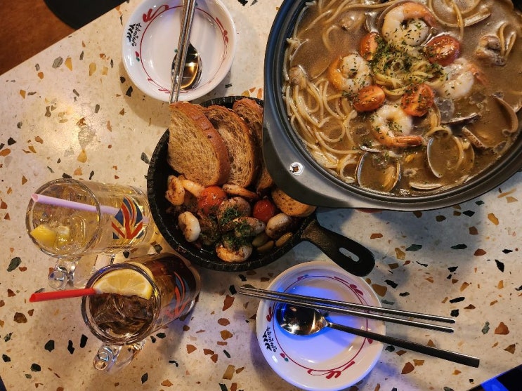  의정부 민락동 술집 인쌩맥주 인생감바스 바지락술찜파스타 안주 추천