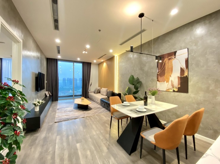 베트남 하노이 더 나인 아파트 3룸 풀옵션 2500만동, 중층 30평 [2023년 2월 즉시입주가능]