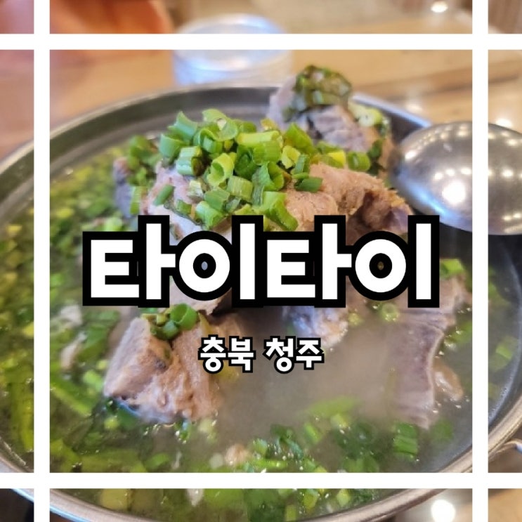 청주 태국음식 전문점 봉명동맛집 #타이타이