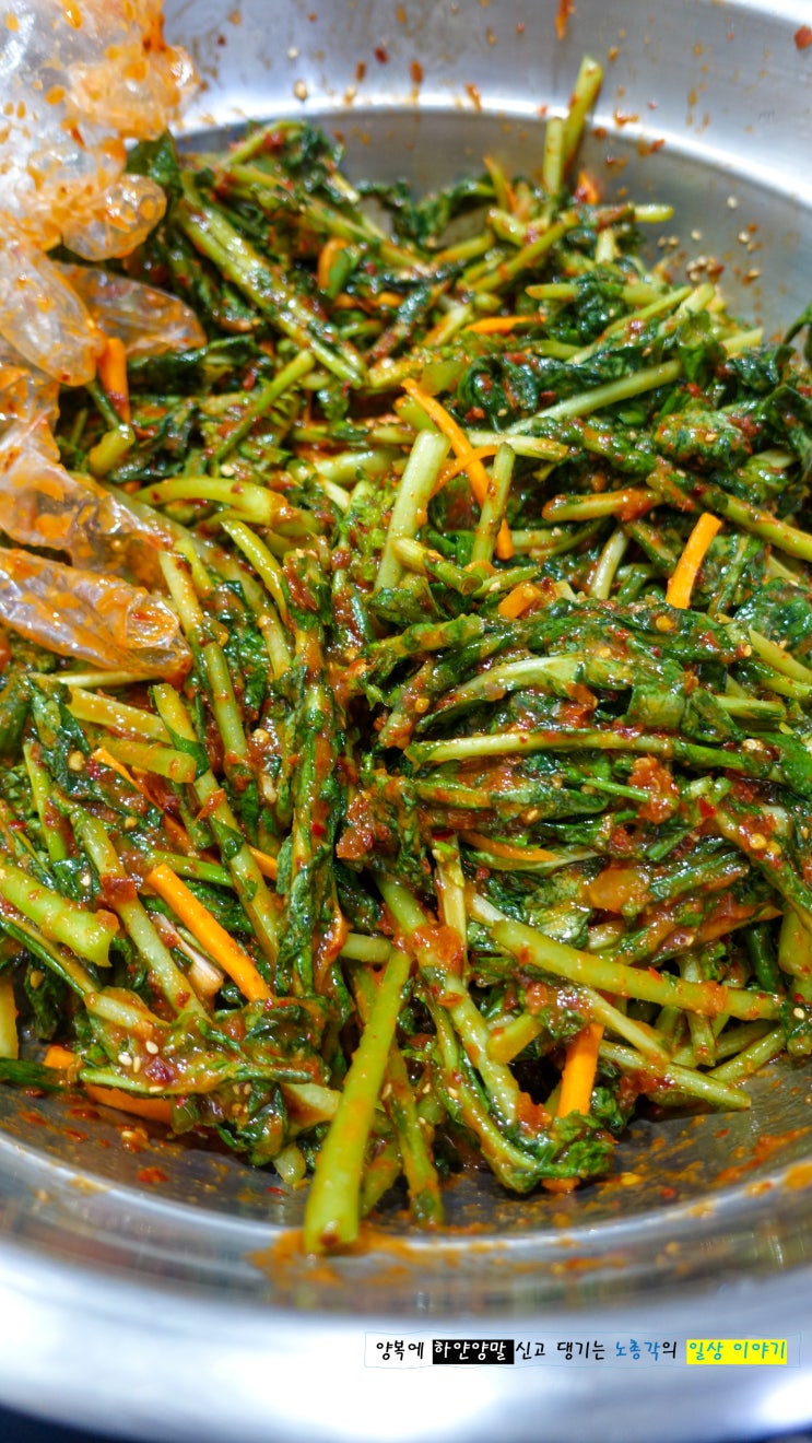  열무김치 담그는 법, 전라도식 양념 맛