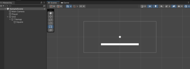 Unity 2D에서 플레이어를 박스 위에 올리기