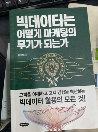  [책] 빅데이터는 어떻게 마케팅의 무기가 되는가 -윤미정 지음 (책리뷰)