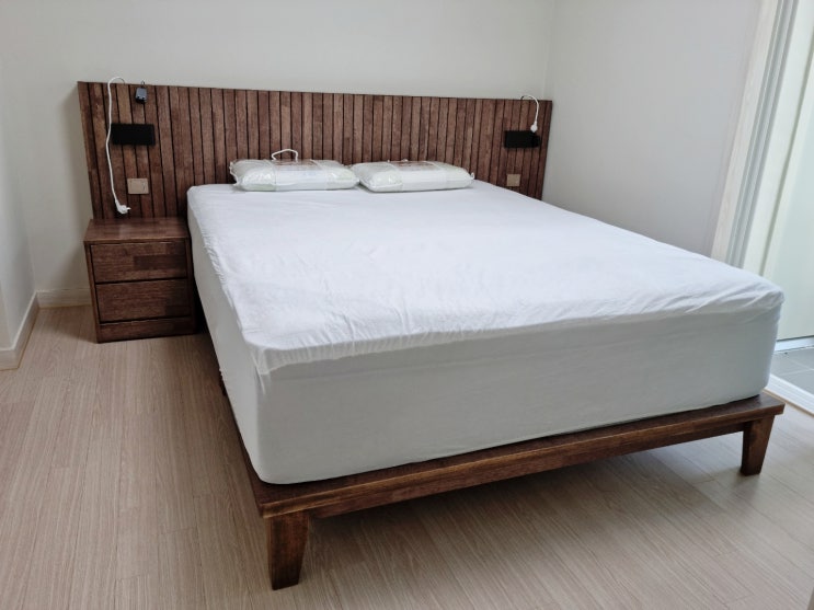  허리에 좋은 하이브리드 매트리스부터, 깔끔하게 꾸민 신혼집 인테리어! 장유 율하 리슈빌 더 스테이