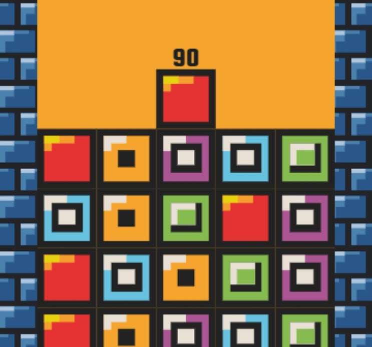  구글플레이 스토어에서 무료 배포 중인 레트로 퍼즐게임(Block Blast - A Retro Game)