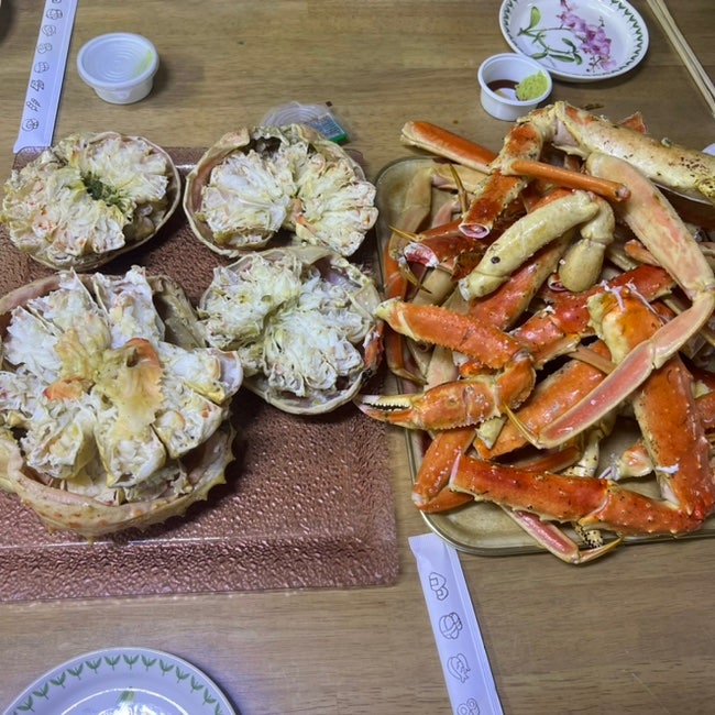  광주 대게 킹크랩 활어회 68만원어치 포장한 양산동 해도수산