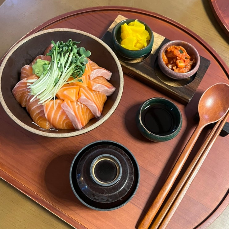  안산덮밥맛집 만고쿠 스테이크 연어덮밥이 맛있었던 후기