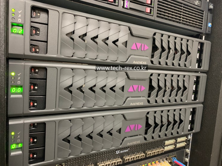  티-렉스 T-Rex | 2023년 Avid NEXIS PRO 40TB x 3set , Avid ISIS5000 32TB , MC System 유지보수