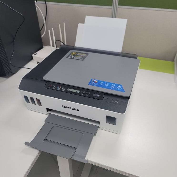  삼성전자 SL-T1672W 무한 잉크젯 프린터기 설치과정 (내돈내산)