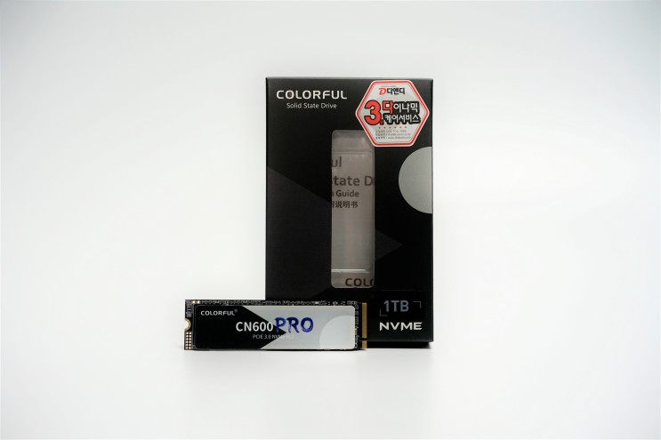 NVMe SSD도 저렴해진다, COLORFUL CN600 PRO M.2 NVMe
