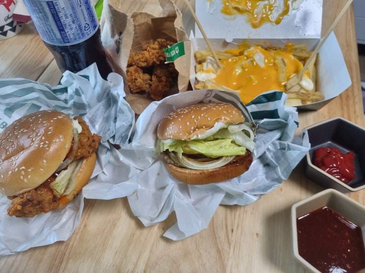  프리미엄 수제버거 전문점 뉴욕버거 배달 후기!!