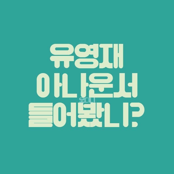 유영재아나운서 결혼 연애 이혼 재혼 정보
