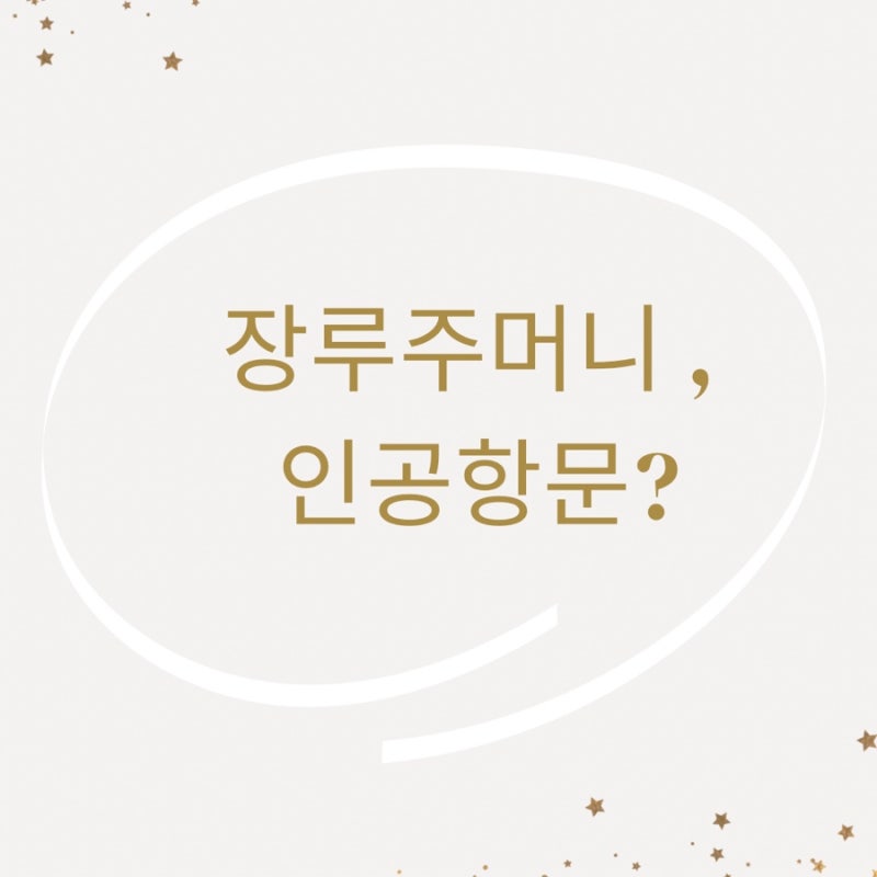 장루주머니 , 장루복원술 어떤치료인가? : 네이버 블로그