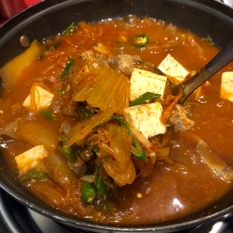  송도 지식정보단지역 맛집 봉할매김치찌개 1인 8,000원 가성비 굿