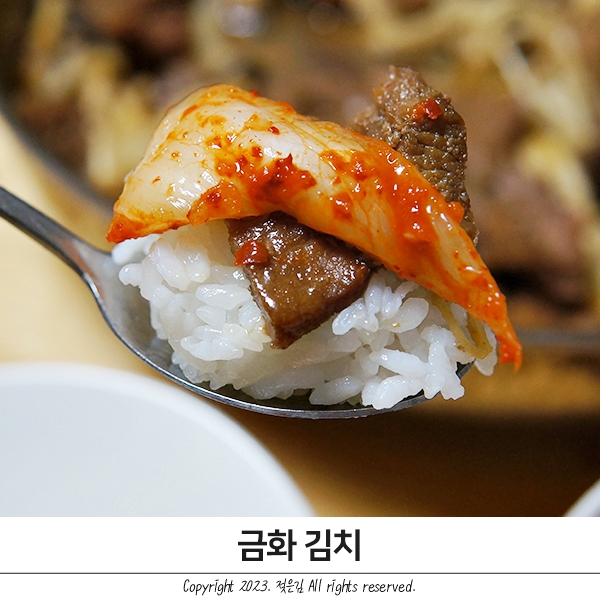 금화김치 국내산재료로 만든 맛있는 국산김치