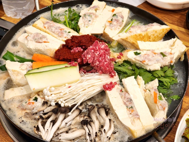  대전찐맛집 계족산 법동 고기품은 두부전골 매봉식당