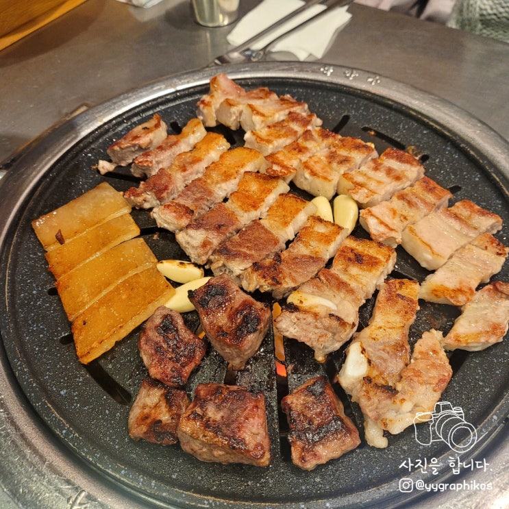  [서울시 구로구 구로동] 신도림 무한리필 맛집, 고기집 - 숙성의미껍데기