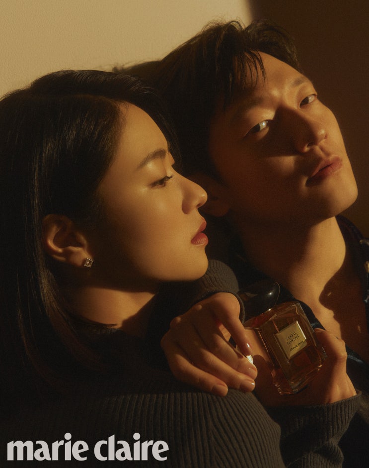  조르지오 아르마니 뷰티 신제품 프리베 상탈 단샤 : 배우 전여빈X손석구 화보 #우디향수추천