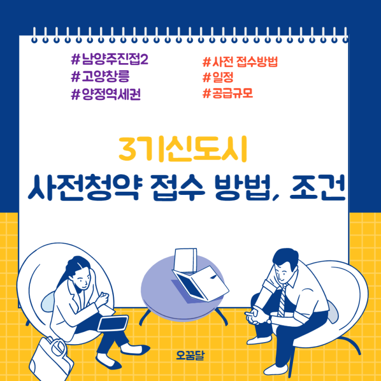  3기신도시 사전청약접수 시작/ 고양창릉, 양정역세권, 남양주진접2 공급일정 및 자격조건, 소득, 청약접수방법