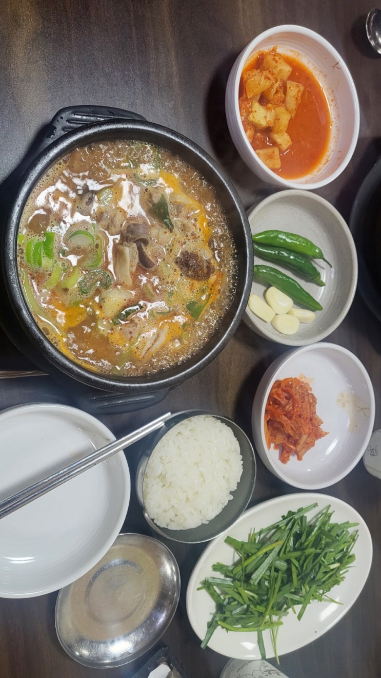  전주 한옥마을 남부시장 조점례순대국밥 다녀왔어요