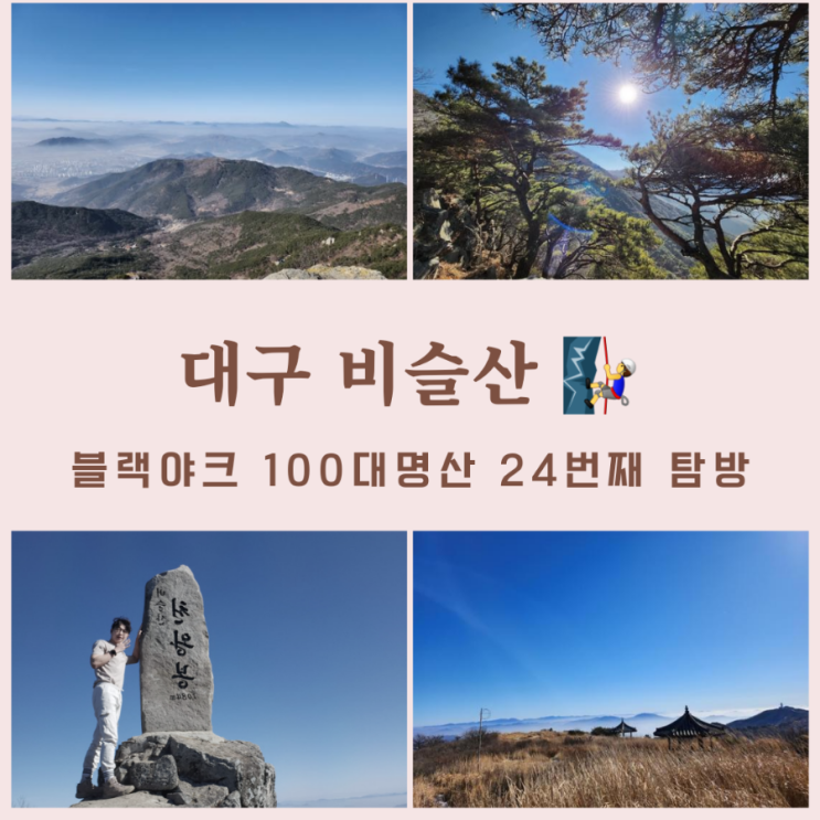 대구 비슬산 최단코스, 1일4산, 도성암 주차장 - 천황봉, 100대 명산 24번째 탐방