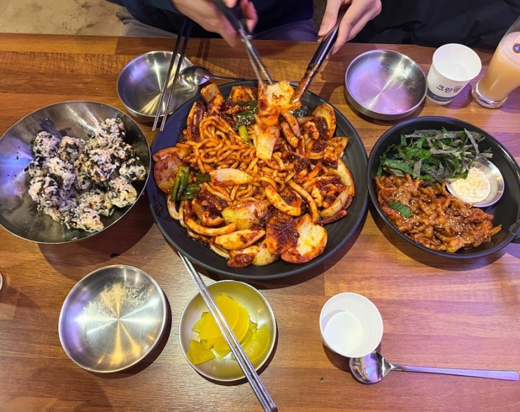  강동구 둔촌역 성내동 불닭발 맛집 119 닭발 성내점 통통불오징어 개추