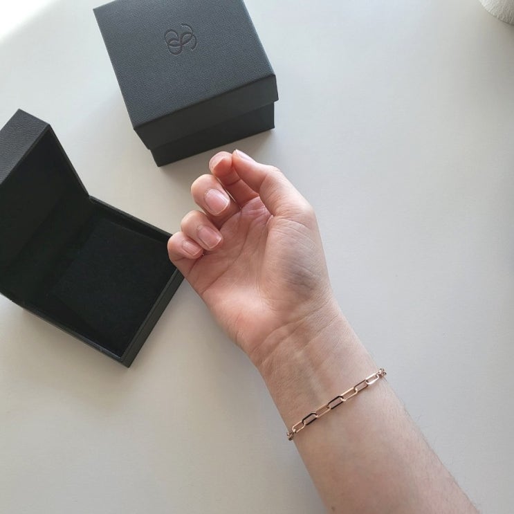 SIE 시에 • 14k chain bracelet 팔찌 소비일기