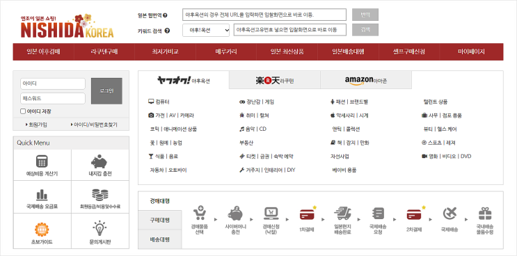  메루카리 구매대행 니시다 NISHIDA 일본구매대행 배송대행 경매대행까지