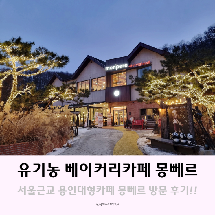 서울근교 경기도 용인 가볼만한곳 유기농 베이커리카페 몽뻬르 후기