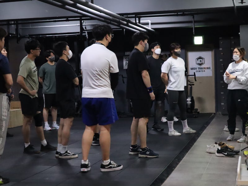 < 1+1너,나,우리 ! > 2023년 05월 3일 대방 노량진 상도 크로스핏 모브 수요일 그룹클래스 : 코어 / 로잉 / 푸쉬업 / 월볼샷 / 버피오버더바 / 토투바