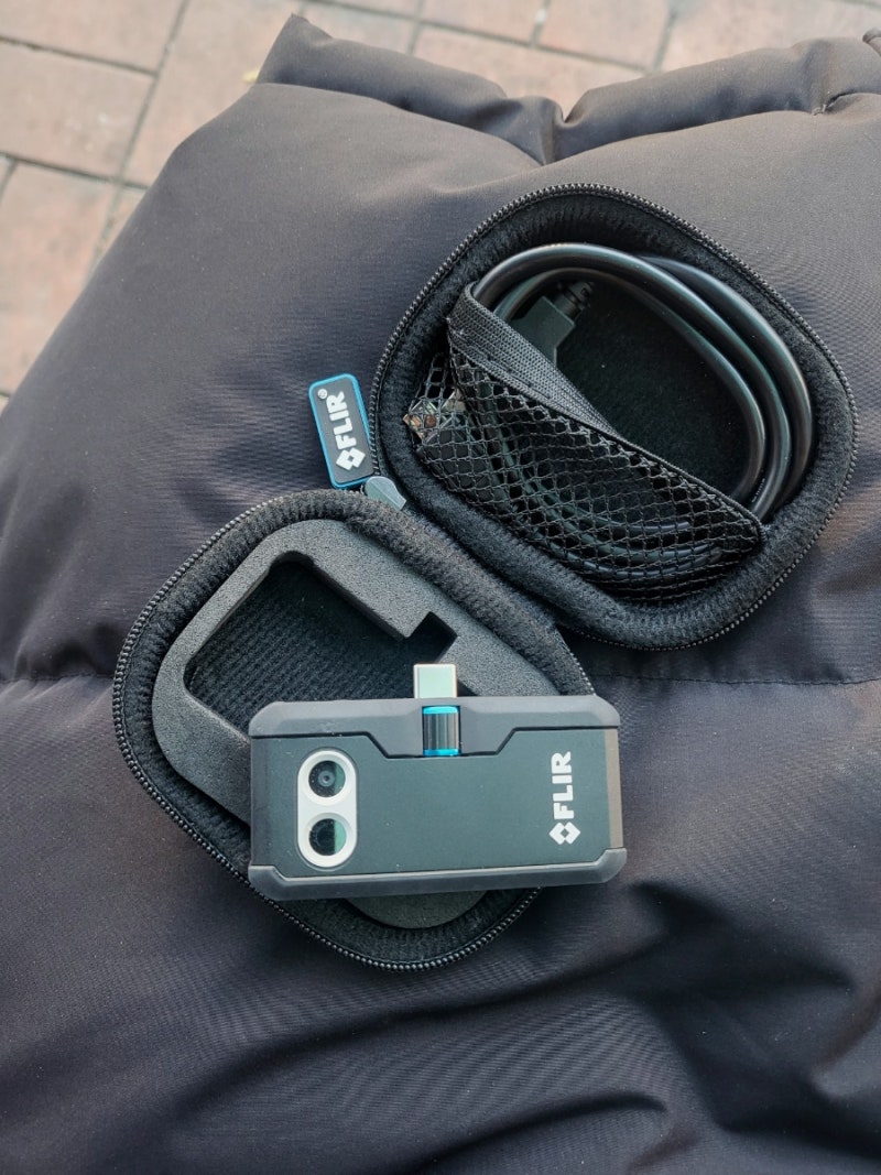 열화상 카메라 대여후기(flir one-난방배관,단열 측정)