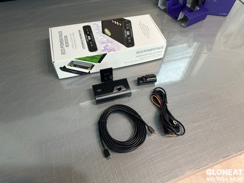 인천 서구 / 아이나비 QXD8000 블랙박스, 에코파워팩 S16 보조배터리 장착 / 르노 / 더 뉴 SM6
