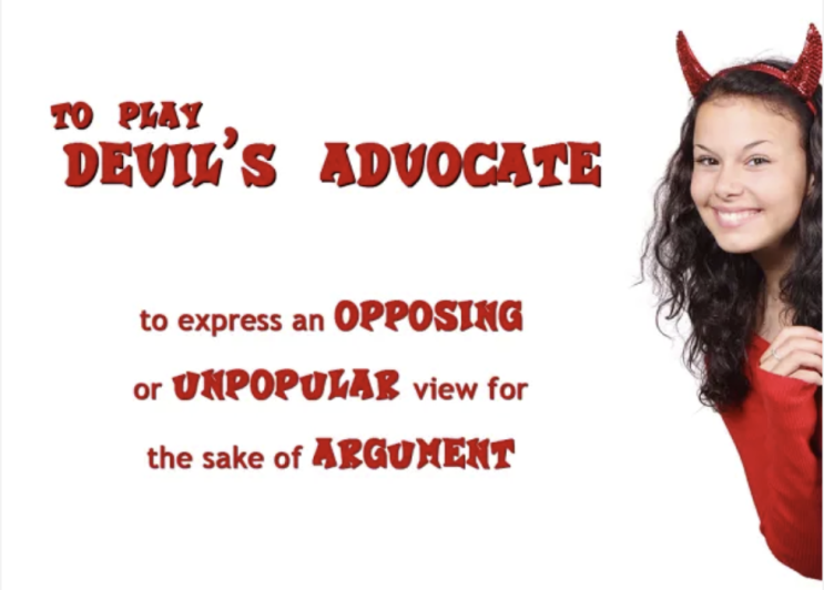 [영어] Devil's advocate