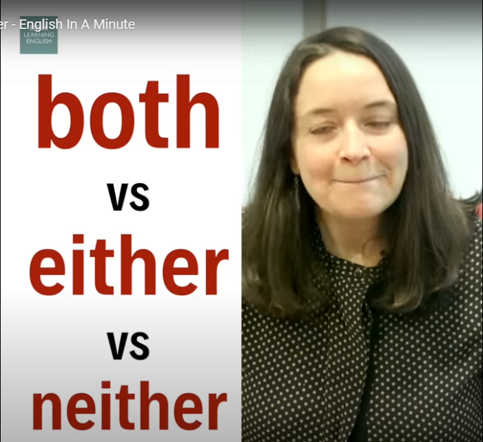  [영어] Both와 either, neither의 차이