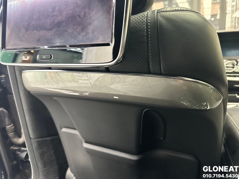 인천 서구 / 랩핑 / 인천 벤츠 S63 AMG 실내 우드 블랙으로 부분랩핑 시공 완료 / 벤츠 / S-클래스 / S-클래스 W222