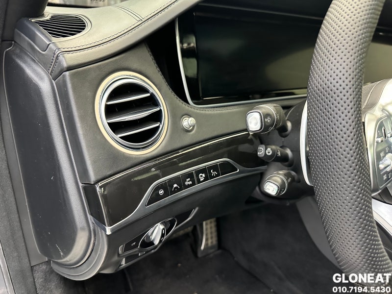 인천 서구 / 랩핑 / 인천 벤츠 S63 AMG 실내 우드 블랙으로 부분랩핑 시공 완료 / 벤츠 / S-클래스 / S-클래스 W222