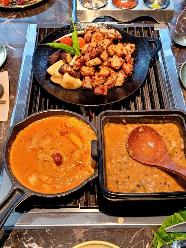  잠실새내 맛집 레스토랑 느낌의 고기집 복골상회