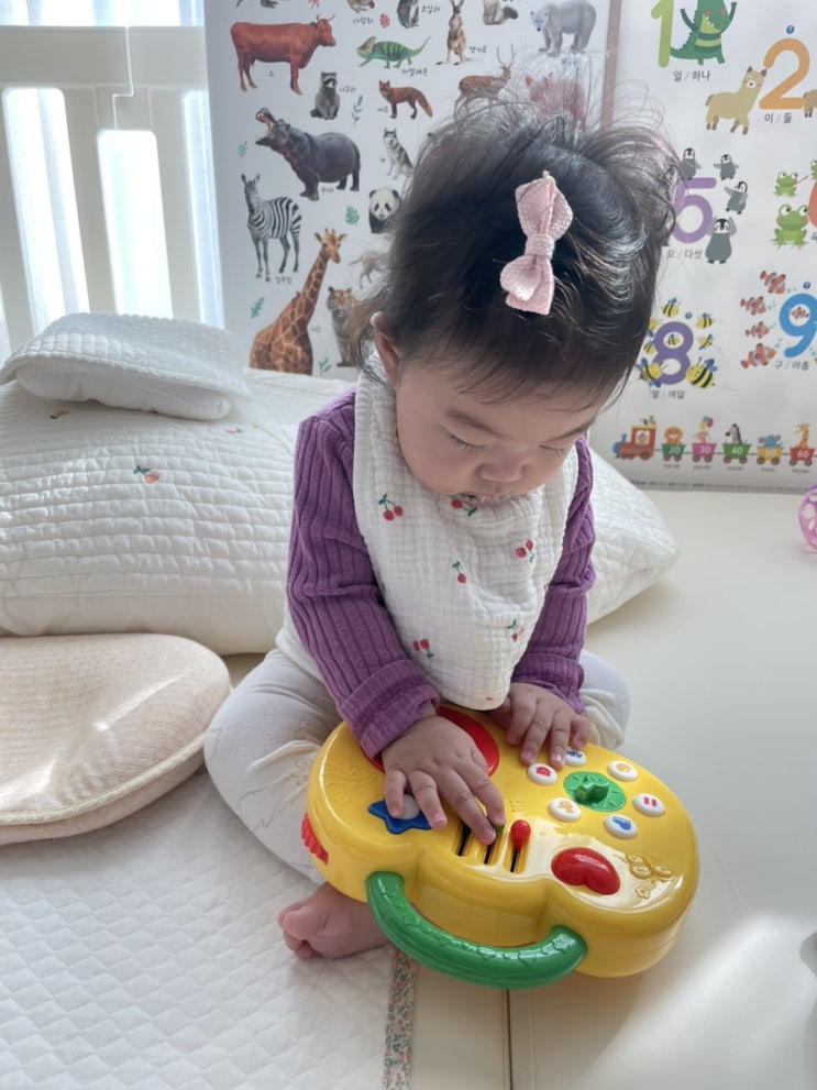  [6개월아기] 앉혀주면 혼자 앉는다, 낯가림(엄마껌딱지)
