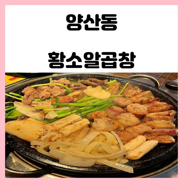 광주 양산동 맛집 황소알곱창 고소함이 가득