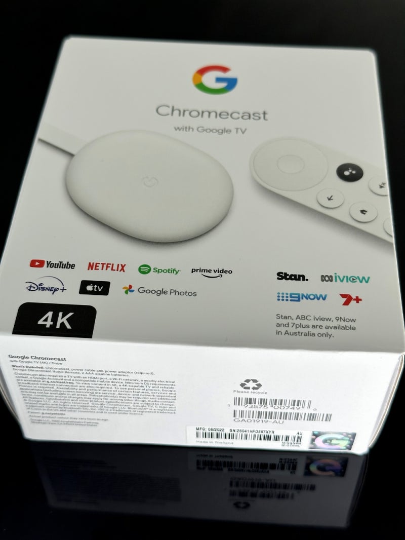 모니터, 구형TV로 OTT 보는 방법, 구글 크롬캐스트4 연결 티빙도 됨 4K 지원 : 네이버 블로그