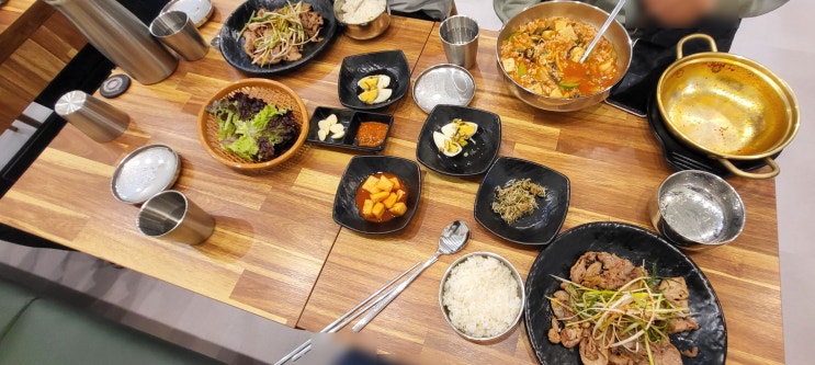 안양 메가트리아 한식 맛집 비불차 불쌈고기 먹어 봄.